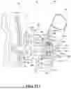 Fig. 17 - SEAT ASSEMBLIES HAVING FIXED FRAMES AND MOVABLE SEAT CUSHIONS AND MOVABLE SEAT BACKS WITH VERTICAL DAMPERS AND CLAMPS COUPLING THE VERTICAL DAMPERS TO THE FIXED FRAMES