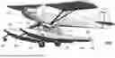 Fig. 01 - SEAPLANE WITH ATTACHABLE FLOAT FRAME COMPRISING AUXILIARY FUEL TANKS