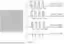 Fig. 13 - TIME-SHIFTED WAVEFORMS FOR MULTI-PARTICLE ELECTROPHORETIC DISPLAYS PROVIDING LOW-FLASH IMAGE UPDATES