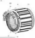 Fig. 03 - STATOR CORE OF MOTOR HAVING COOLING STRUCTURE