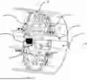 Fig. 01 - Vibration-Tolerant Conduction Cooling Mechanism for Rotor-Mounted Cryocooler Electrical Machines