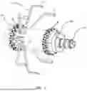 Fig. 07 - Vibration-Tolerant Conduction Cooling Mechanism for Rotor-Mounted Cryocooler Electrical Machines