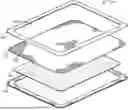 Fig. 01 - MODULAR MOUSEPAD ASSEMBLY WITH INTERCHANGEABLE FABRIC SURFACE AND FOAM INSERT