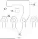 Fig. 04 - PAD, LEAD FRAME, AND SENSOR PACKAGING STRUCTURE FOR ATTENUATING EDDY CURRENT EFFECT