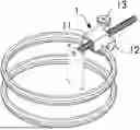 Fig. 01 - DEVICE FOR SUPPORTING AND POSITIONING A SURGICAL RETRACTOR BLADE ON A RING RETRACTOR