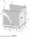 Fig. 04 - STACKABLE FLAT-PACK SHIPPING CONTAINER WITH SEGMENTED ROOF
