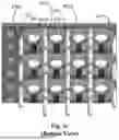 Fig. 07 - Planar Magnetic-Electrical Power Train With Multiple Power Processing Cells Arranged Across Several Branches