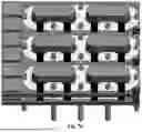 Fig. 13 - Planar Magnetic-Electrical Power Train With Multiple Power Processing Cells Arranged Across Several Branches