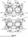 Fig. 15 - Planar Magnetic-Electrical Power Train With Multiple Power Processing Cells Arranged Across Several Branches
