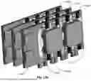 Fig. 20 - Planar Magnetic-Electrical Power Train With Multiple Power Processing Cells Arranged Across Several Branches