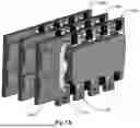 Fig. 21 - Planar Magnetic-Electrical Power Train With Multiple Power Processing Cells Arranged Across Several Branches