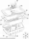Fig. 01 - STEAMER INSERT AND METHOD OF OPERATING A MICROWAVE OVEN