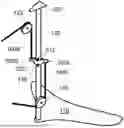 Fig. 01 - FLAPPING MANUAL PROPULSION SYSTEM FOR PERSONAL WATERCRAFT
