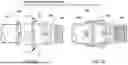 Fig. 02 - External clamp-type sewer connector system for recreational vehicles
