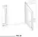 Fig. 22 - BIFOLD BALCONY FOR DEPLOYMENT FROM A SIDE OF A VEHICLE