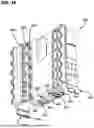 Fig. 34 - ASSEMBLY INCLUDING AN INTEGRATED FIBER LOOP STORAGE BASKET FOR AN OPTICAL FIBER MANAGEMENT ASSEMBLY