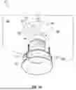 Fig. 20 - DOWNSIZER RING ADAPTER FOR SPACKLE FRAME AND FOR LARGER CEILING HOLE