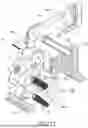 Fig. 10 - Tape dispenser with improved components and structures